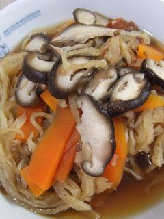 切り干し大根とさつま揚げの煮物。初心者級-レシピのメイン写真