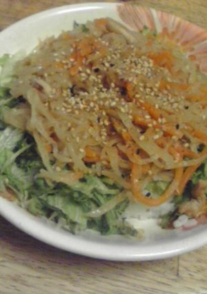 切干大根の煮物で☆簡単ヘルシー丼-レシピのメイン写真