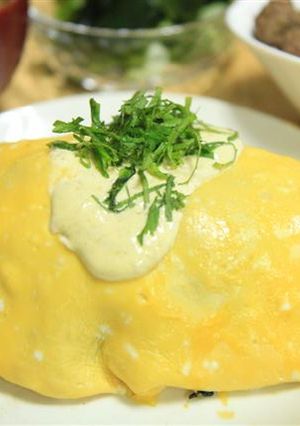 残り物ひじきの和風オムライス♪-レシピのメイン写真