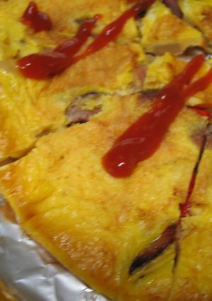簡単★野菜のオープンオムレツ　　※お弁当-レシピのメイン写真