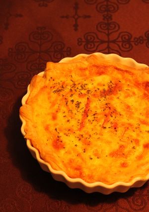 ○香り箱と新玉ねぎのキッシュ-レシピのメイン写真