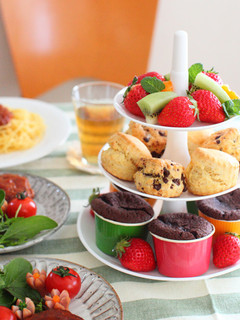 バレンタイン☆手軽にチョコスコーン-レシピのメイン写真