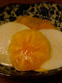 柿と大根の漬け物-レシピのメイン写真