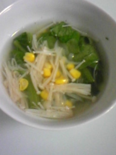 えのきと小松菜の中華スープ-レシピのメイン写真