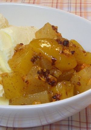 驚きの!ラー油deデザートフルーツ缶-レシピのメイン写真