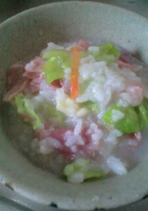簡単☆残ったご飯でおかゆ☆-レシピのメイン写真
