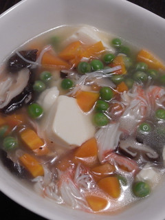 かにかまと豆腐と春雨のスープ-レシピのメイン写真