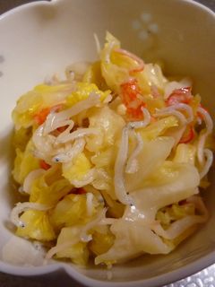 キャベツの酢の物-レシピのメイン写真