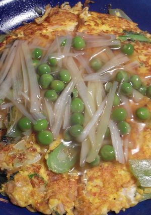 チンゲンサイと豆腐入りかに（カマ）玉-レシピのメイン写真