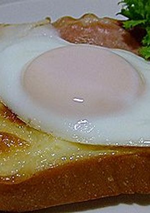 天空の城ラピュタのパズー特製目玉焼きパン-レシピのメイン写真