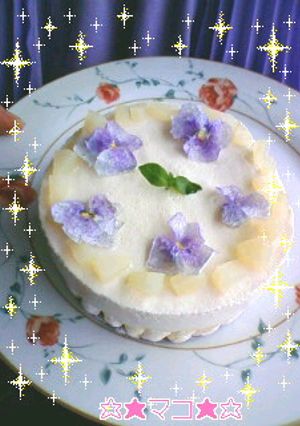 ＊洋梨のムースケーキ＊-レシピのメイン写真