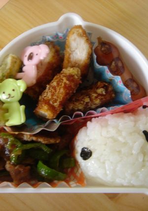 ★キャラ弁★スヌーピー おにぎり♪-レシピのメイン写真
