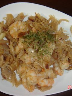 ホタテとエビのガーリック炒め-レシピのメイン写真