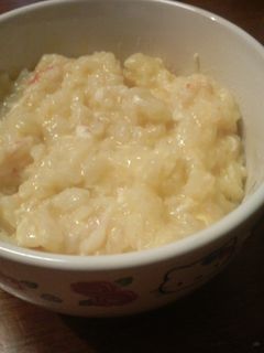 かにかまでカニ雑炊風おじや☆-レシピのメイン写真