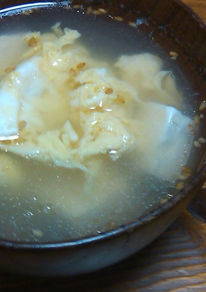 簡単すぎな中華風たまごスープ-レシピのメイン写真
