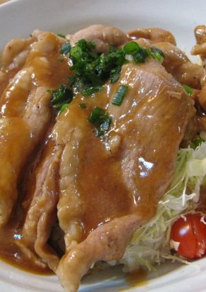 豚肉のにんにくショウガ焼き丼-レシピのメイン写真
