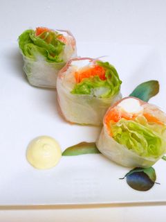 生ハム・クリームチーズの生春巻き♪-レシピのメイン写真