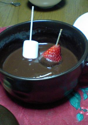 簡単チョコフォンデュ-レシピのメイン写真