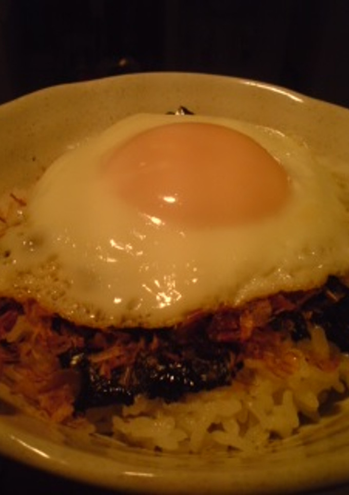 ウチの❤目玉焼き丼-レシピのメイン写真