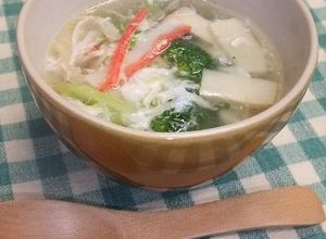 かにかまとブロッコリーの中華スープ-レシピのメイン写真