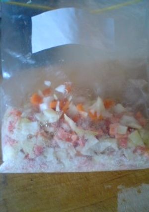 野菜のへたでミックスベジタブル-レシピのメイン写真