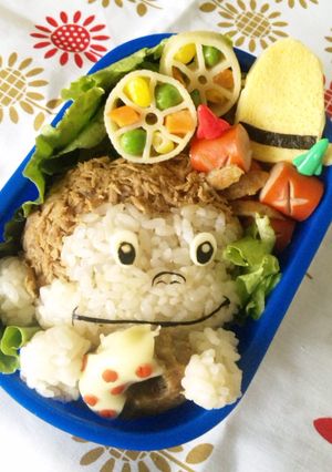 キャラ弁✿おさるのジョージ-レシピのメイン写真