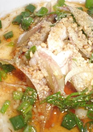 できたて豆腐と蒸し鶏の辛味だれ-レシピのメイン写真