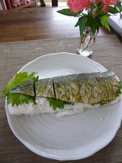 超簡単!道具不要!手作りさばの押し寿司-レシピのメイン写真