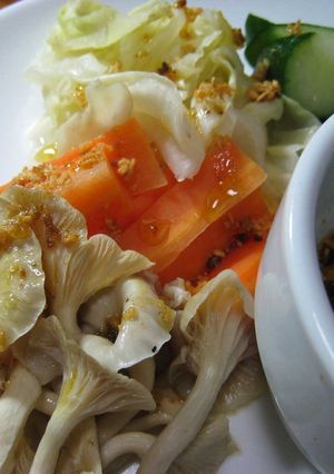 たもぎ茸とお好み野菜のバーニャカウダ風-レシピのメイン写真