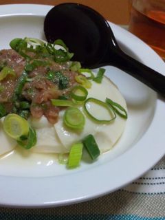 メチャ旨✿ ねぎとろ冷奴-レシピのメイン写真