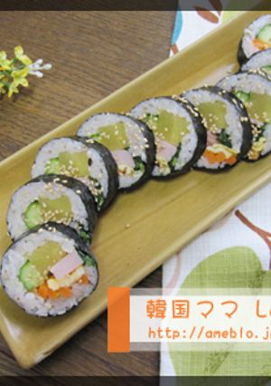 日本の材料で本格韓国のり巻き-レシピのメイン写真