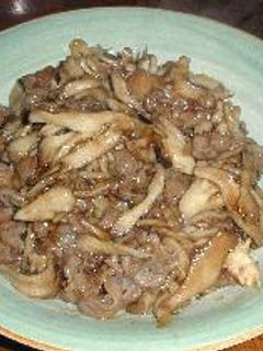 舞茸と牛肉のオイスター炒め-レシピのメイン写真