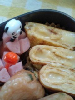 お弁当★めんつゆチーズ卵焼き-レシピのメイン写真