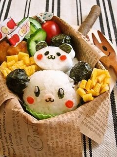お弁当に❤はんぺんパンダくん❤-レシピのメイン写真