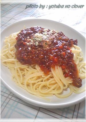 具だくさん☆ミートソースパスタ-レシピのメイン写真