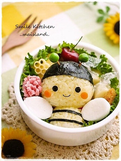 ぶんぶん♪みつばちちゃん*キャラ弁-レシピのメイン写真