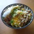 感激!きんぴら生卵丼