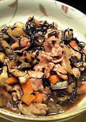 ★豚肉と野菜ღひじき煮★-レシピのメイン写真