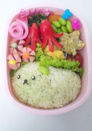 キャラ弁☆豆しば 簡単♪-レシピのメイン写真