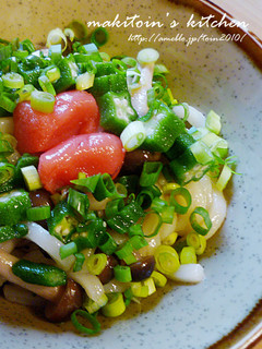 オクラとしめじと明太子のうどん-レシピのメイン写真