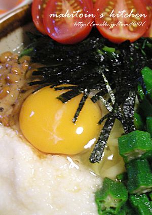 納豆やオクラで ねばねばうどん-レシピのメイン写真