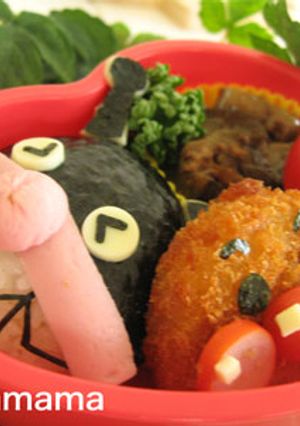 バイキンマンおにぎりの作り方-レシピのメイン写真