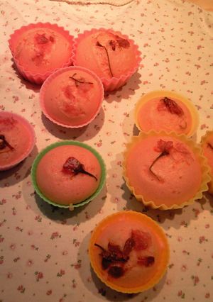 桜蒸しパン-レシピのメイン写真