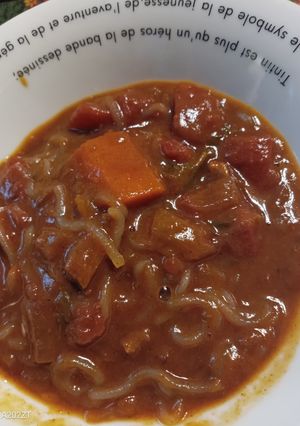 しらたきカレーそば-レシピのメイン写真