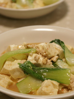 旨みたっぷり♪豆腐と青梗菜のオイスター煮-レシピのメイン写真