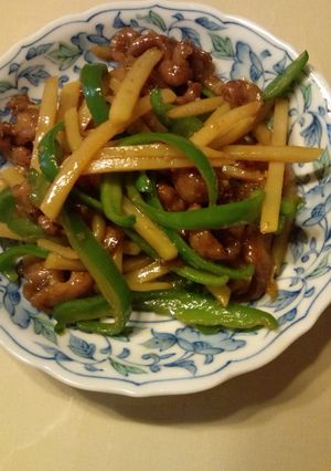 ジャガイモで青椒肉絲-レシピのメイン写真