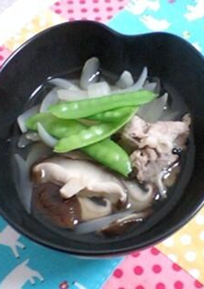新タマネギと豚肉のやさしい煮-レシピのメイン写真