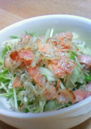 居酒屋風水菜と大根のシャキシャキサラダ-レシピのメイン写真