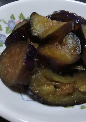 茄子～すき焼きのたれで煮ただけ-レシピのメイン写真