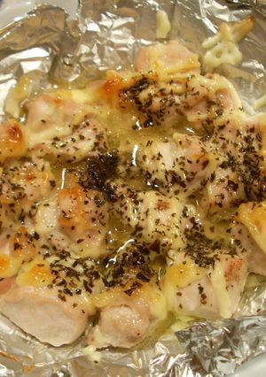 【手抜き】鶏むね肉のマヨオーブン焼き-レシピのメイン写真